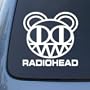 RADIOHEAD 3 - Vinyl Decal Sticker #A1461 | Vinyl Color: White