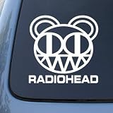 RADIOHEAD 3 - Vinyl Decal Sticker #A1461 | Vinyl Color: White