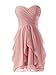 Dressystar Short Strapless chiffon party dress evening dress