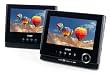 Coby TFDVD7751D 7 Twin Screen Portable DVD Player with USB And SD Slot