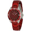 Fossil Stella Mini Aluminum and Stainless Steel Watch Red