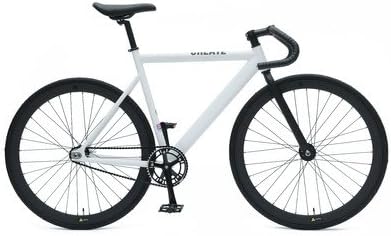 C8 Aero Fixed Gear Road Bike Color: White, Size: 54 cm