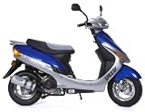 Produkt-Bild: Wild Eagle Motorroller "Speedy" (Mokick-Roller (45 km/h), Silber - Blau)