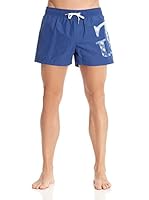 Guess Bañador Tipo Bermuda (Azul)