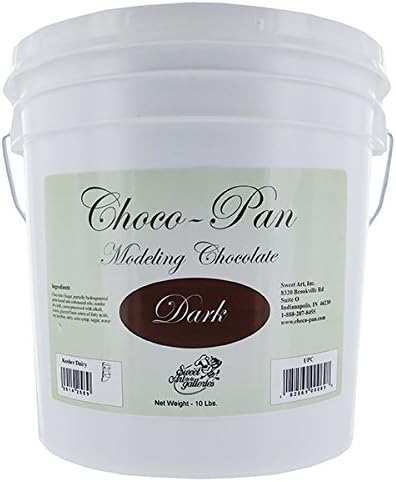 Choco-Pan Sculpting/Modeling Chocolate Dark (Chocolate Brown) 10 Pounds