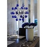 Crystal Chandelier with 6 Lights in Globe Shape