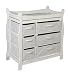 Badger Basket Baby Changing Table with Six Baskets, White