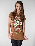 Ed Hardy - Ed Hardy Love Dies Hard Tunic in Brown