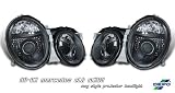 98-02 Mercedes CLK W208 NMG Style Projector Headlight Black