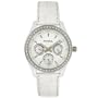 Fossil Women's ES1965 Chronograph White Leather Watch
