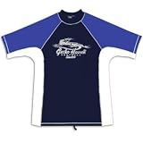 Gecko Hawaii Mens Rash Guard, surf / swim / dive / snorkel / scuba