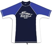 Gecko Hawaii Mens Rash Guard, surf / swim / dive / snorkel / scuba