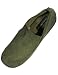Perry Ellis Portfolio - Mens Microsuede Slipper, Olive