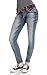 WallFlower Juniors Belted Curvy Skinny Jeans