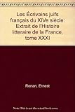 Les Écrivains juifs français du XIVe siècle