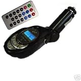 Mp3 Wireless Fm Transmitter with Sd Card and USB Jump Drive Slot. Black with Remote Control