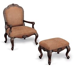 Dark Oak Finish Accent Chair By Coaster Furniture