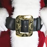 Large Santa Belt With Decorative Cast Buckle