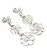 Sterling silver flower earrings, 'Triple title=