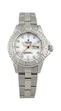 Croton Women's Silver-Tone White Dial Watch #CA201046SSMP