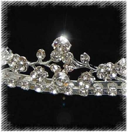Jessica Crystal Tiara for Pagent, Prom, Wedding or Quinceañera