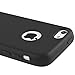Generic iSee Case Black Gel Slim TPU Protective Cover Case Built in Screen Protector for Apple iPhone 5C