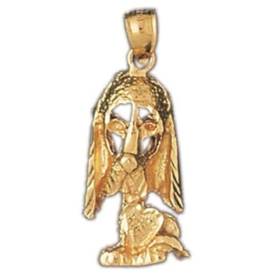 Cheap Girls Jewelry Dazzlers Solid 14k Gold Chihuaha Dog Charm Pendant Available in three colors from jewelsberry (weights: 3.8 grams only) For Sale
