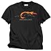 Dale Earnhardt Jr. JR MOTORSPORTS JR Nation Mens Black With Flame LOGO Shirt