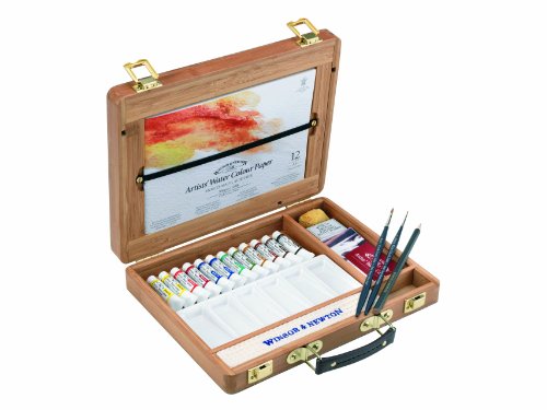 W&n Artist Watercolor Bamboo Box Set On Sale