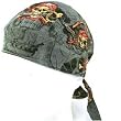 New Pirate Skulls Fitted Do Doo Du Rag Bandana Head Scarf Medium
