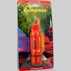 5 - in - 1 Emergency Disaster Preaparedness Survival Whistle for Survival Packs, Survival Kits or Camping