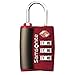 Samsonite Luggage 3 Dial Travel Sentry Combo Lock, Red Pepper, One Size