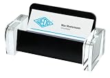 Produkt-Bild: Wedo 0604401 Visitenkartenhalter Acryl glasklar schwarz Exclusiv