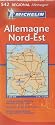 Allemagne Nord-Est : 1/350 000