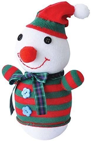 Make Your Own Snowman Childrens Christmas Sock Puppet Soft Toy Craft Kit by The Craft Cupboard
