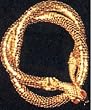 Gold Necklace Snake