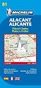 Map 9081 Alicante (Michelin City Plans)