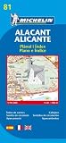 Map 9081 Alicante (Michelin City Plans)