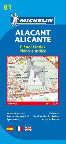 City Travel Guides Discounted  Search : Map 9081 Alicante (Michelin City Plans)