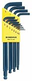 Bondhus 10936 set of 12 Balldriver L-wrenches, ProGuard Finish, sizes .050-5/16-Inch
