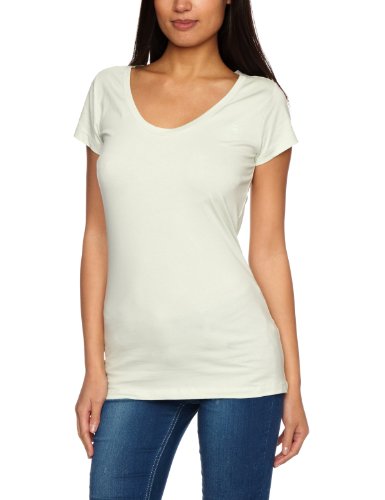 G-STAR Damen T-Shirt BASE DEEP R T WMN CAP SL - 9750, Gr. 38 (M), Gr&uuml;n (lily green 0023) Preisvergleich