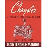 1963 CHRYSLER 6 Cylinder Engines H-170 H-225 Manual by Chrysler