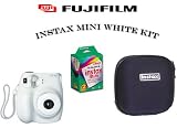 Fuji Instax Mini 7S Deluxe Package, includes Fujifilm Instax mini 7S (White Trim)+Instax mini film Twin Pack (2 x 10= 20 exp.) + Instax Dedicated Case.