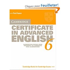 Cambridge Certificate in Advanced English 6