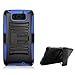Aimo Wireless Armor Case with Belt Clip and Stand for Motorola Droid MAXX XT1080M - Retail Packaging - Blue/Black