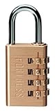 Master Lock 627D Brass Luggage Padlock, Set Your Own Combination, 1-3/16-inch [並行輸入品]