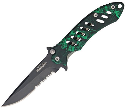 Sportsman Series F.A.S.T. Folding Blade Zombie Hunter - Green (19987) Sportsman Series F.A.S.T. Folding Blade Zombie Hunter - Green (19987) Hunting Knives