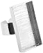 Amate Studios Designer-Feets Deep Welled Rectangle Ring Base, 1/Pkg, Silver Overlay 29 by 15mm