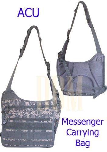 Molle Tactical Messenger Shoulder Carrying Bag ACU