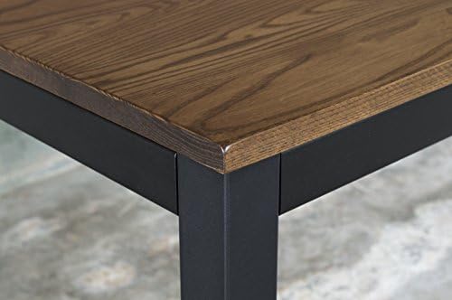 élan furniture LT1TDX-306030SMAB Loft Parsons Dining Table, 60 by 30-Inch